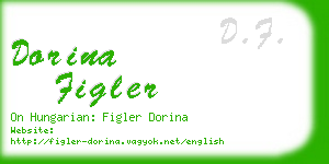 dorina figler business card